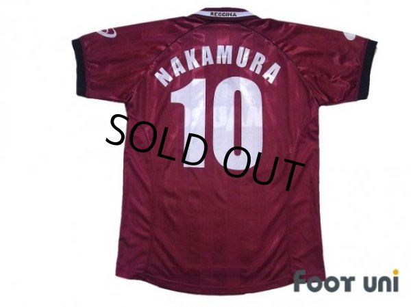 Photo2: Reggina 2002-2003 Home Shirt #10 Shunsuke Nakamura (2)