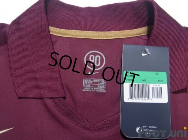 Photo5: Arsenal 2005-2006 Home  Authentic Long Sleeve Shirt #10 Bergkamp w/tags (5)