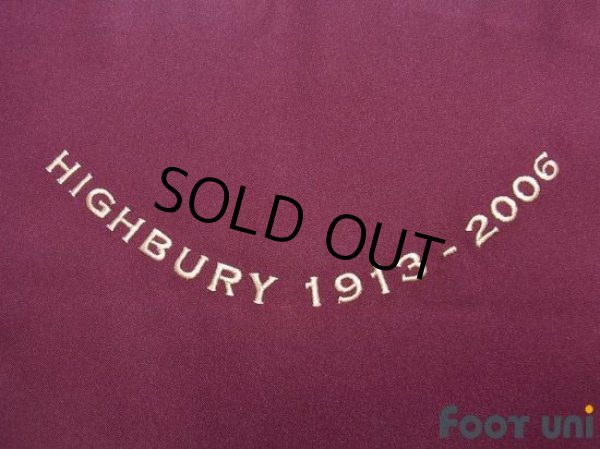 Photo7: Arsenal 2005-2006 Home  Authentic Long Sleeve Shirt #10 Bergkamp w/tags (7)