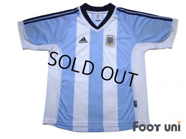 Photo1: Argentina 2001 Home Shirt (1)