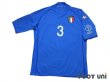 Photo1: Italy 2002 Home Shirt #3 Maldini 2002 FIFA World Cup Korea Japan Patch/Badge (1)