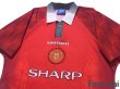 Photo3: Manchester United 1996-1998 Home Shirt (3)