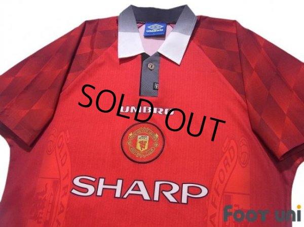 Photo3: Manchester United 1996-1998 Home Shirt (3)