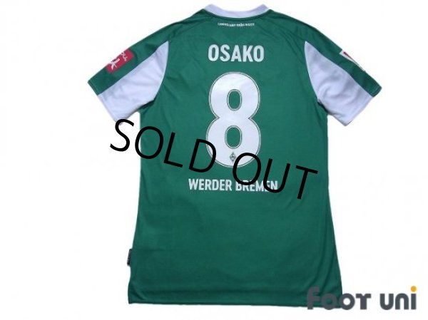Photo2: Werder Bremen 2020-2021 Home Shirt #8 Yuya Osako Bundesliga Patch/Badge w/tags (2)