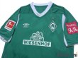 Photo3: Werder Bremen 2020-2021 Home Shirt #8 Yuya Osako Bundesliga Patch/Badge w/tags (3)