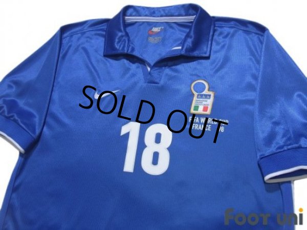 Photo3: Italy 1998 Home Shirt #18 Roberto Baggio (3)