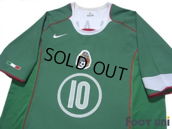 Photo3: Mexico 2004 Home Shirt #10 Cuauhtemoc Blanco (3)