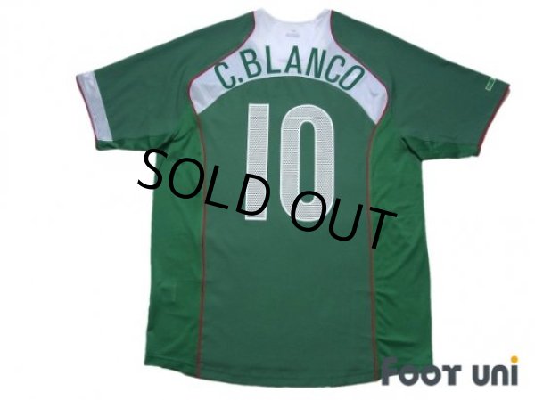 Photo2: Mexico 2004 Home Shirt #10 Cuauhtemoc Blanco (2)