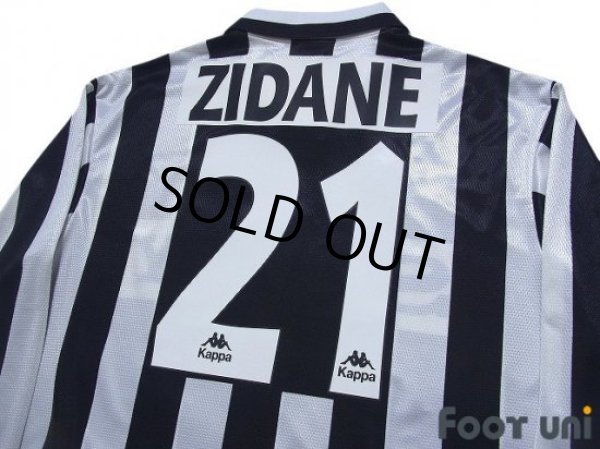 Photo4: Juventus 1996-1997 Home Long Sleeve Shirt #21 Zidane (4)