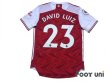 Photo2: Arsenal 2020-2021 Home Authentic Shirt #23 David Luiz Premier League Patch/Badge (2)