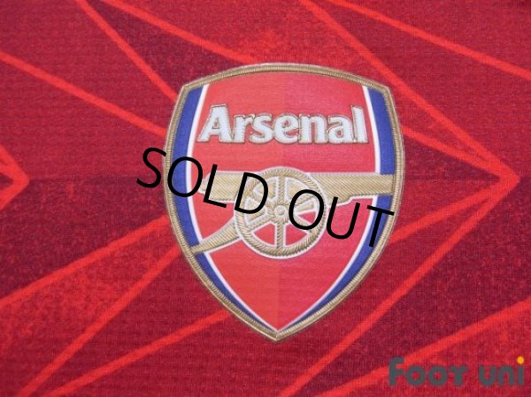 Photo6: Arsenal 2020-2021 Home Authentic Shirt #23 David Luiz Premier League Patch/Badge (6)