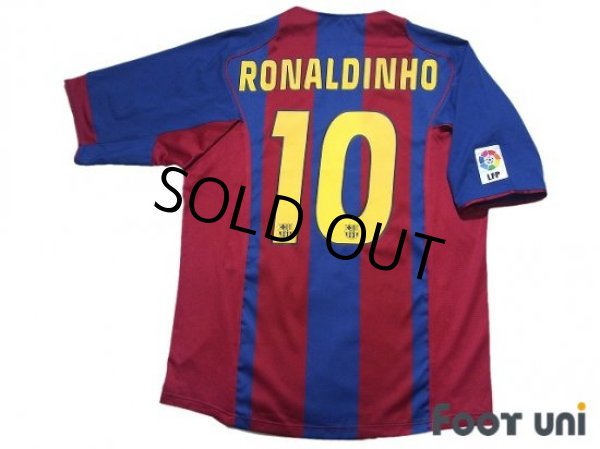 【特別セール品】 2004-2005 Barcelona FC Home Online - Ronaldinho #10 Shirt ウェア