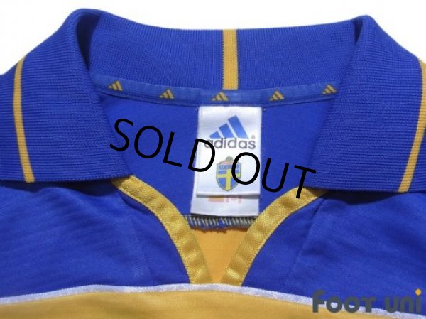 Photo4: Sweden Euro 2000 Home Shirt #20 Henrik Larsson UEFA Euro 2000 Patch/Badge Fair Play Patch/Badge (4)