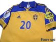 Photo3: Sweden Euro 2000 Home Shirt #20 Henrik Larsson UEFA Euro 2000 Patch/Badge Fair Play Patch/Badge (3)