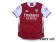 Photo1: Arsenal 2020-2021 Home Authentic Shirt #23 David Luiz Premier League Patch/Badge (1)