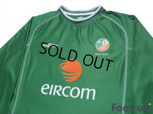 Photo3: Ireland 2002 Home Long Sleeve Shirt (3)