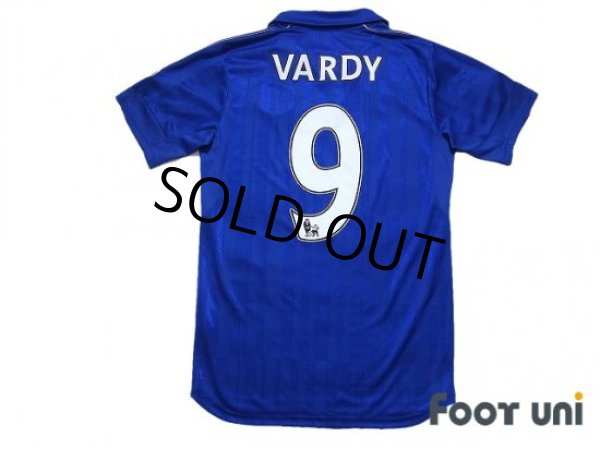 Photo2: Leicester City 2016-2017 Home Shirt #9 Vardy Premier League Patch/Badge (2)