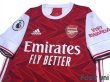 Photo3: Arsenal 2020-2021 Home Authentic Shirt #23 David Luiz Premier League Patch/Badge (3)