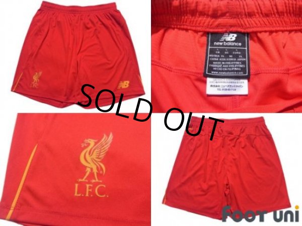 Photo8: Liverpool 2016-2017 Home Long Sleeve Shirt and Shorts Set (8)