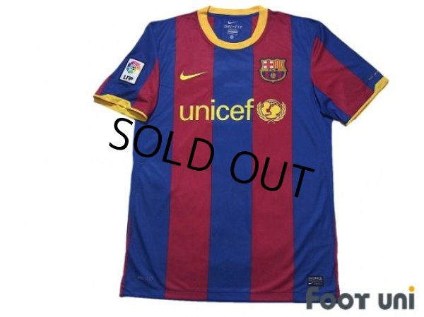 Photo1: FC Barcelona 2010-2011 Home Shirt #7 David Villa LFP Patch/Badge w/tags (1)