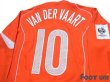 Photo4: Netherlands Euro 2004 Home Authentic Long Sleeve Shirt #10 Van der Vaart (4)