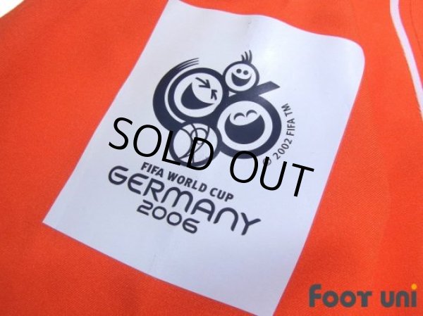 Photo8: Netherlands Euro 2004 Home Authentic Long Sleeve Shirt #10 Van der Vaart (8)