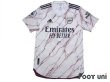 Photo1: Arsenal 2020-2021 Away Authentic Shirt #6 Gabriel Premier League Patch/Badge (1)