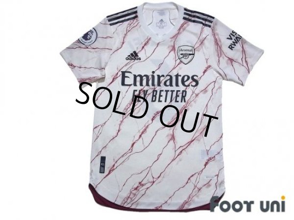 Photo1: Arsenal 2020-2021 Away Authentic Shirt #6 Gabriel Premier League Patch/Badge (1)