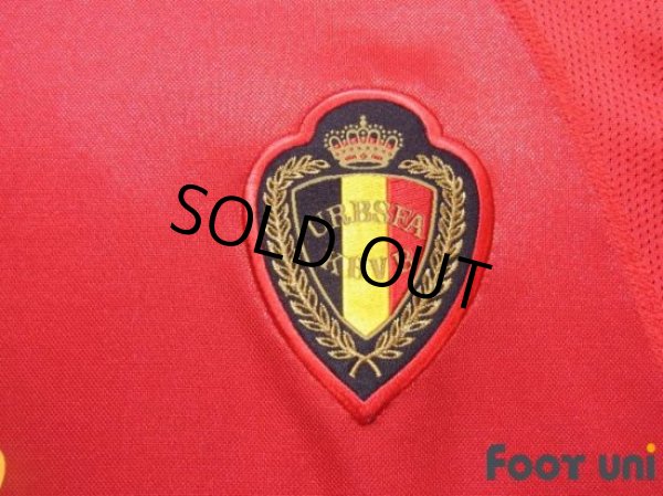 Photo6: Belgium Euro 2000 Home Shirt #7 Wilmots (6)
