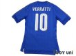 Photo2: Italy 2016 Home Authentic Shirt #10 Marco Verratti (2)