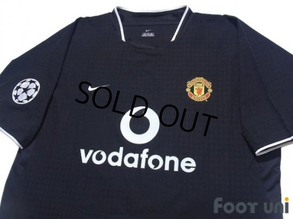 Photo3: Manchester United 2003-2005 Away Shirt #18 Scholes Champions League Patch/Badge (3)