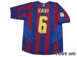 Photo2: FC Barcelona 2005-2006 Home Shirt #6 Xavi Xavier Hernandez LFP Patch/Badge w/tags (2)