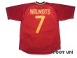 Photo2: Belgium Euro 2000 Home Shirt #7 Wilmots (2)