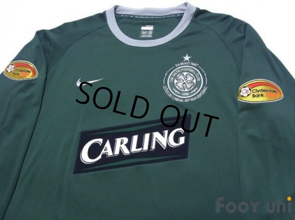 Photo3: Celtic 2007-2008 Away Long Sleeve Shirt #25 Shunsuke Nakamura Clydesdale Bank Patch/Badge (3)