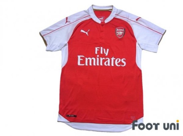 Photo1: Arsenal 2015-2016 Home Shirt w/tags (1)