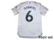 Photo2: Arsenal 2020-2021 Away Authentic Shirt #6 Gabriel Premier League Patch/Badge (2)