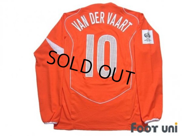 Netherlands Euro 2004 Home Authentic Long Sleeve Shirt #10