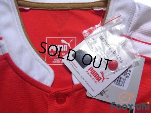 Photo4: Arsenal 2015-2016 Home Shirt w/tags (4)