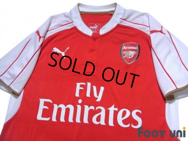 Photo3: Arsenal 2015-2016 Home Shirt w/tags (3)