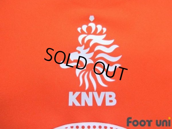 Photo6: Netherlands Euro 2004 Home Authentic Long Sleeve Shirt #10 Van der Vaart (6)