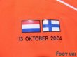 Photo7: Netherlands Euro 2004 Home Authentic Long Sleeve Shirt #10 Van der Vaart (7)