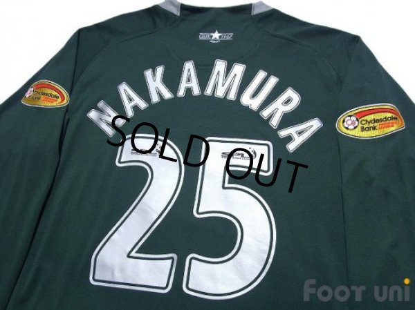 Photo4: Celtic 2007-2008 Away Long Sleeve Shirt #25 Shunsuke Nakamura Clydesdale Bank Patch/Badge (4)