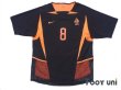 Photo1: Netherlands 2002 Away Authentic Shirt #8 Davids (1)