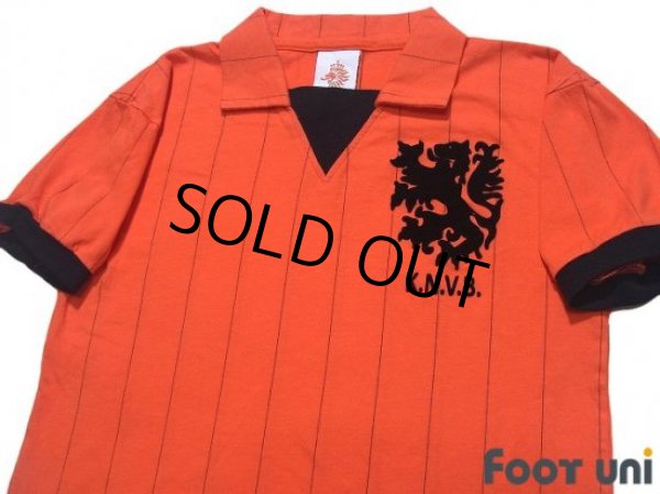 Photo3: Netherlands 1983-1984 Home Reprint Shirt (3)