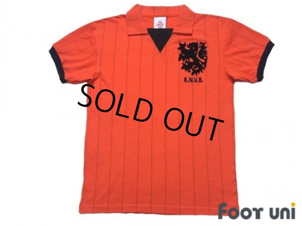 Photo1: Netherlands 1983-1984 Home Reprint Shirt (1)