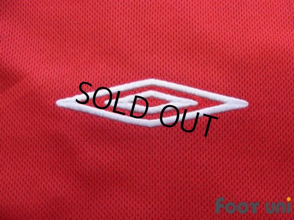 Photo7: England 2002 Away Long Sleeve Shirt #7 Beckham (7)