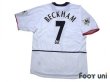 Photo2: Manchester United 2002-2003 Away Shirt #7 Beckham The F.A. Premier League Patch/Badge (2)