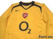 Photo3: Arsenal 2005-2006 Away Long Sleeve Shirt (3)