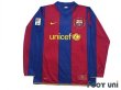 Photo1: FC Barcelona 2007-2008 Home Long Sleeve Shirt #10 Ronaldinho LFP Patch/Badge 50th anniversary of Camp Nou (1)