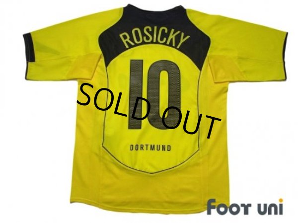 Photo2: Borussia Dortmund 2004-2005 Home Shirt #10 Tomas Rosicky (2)